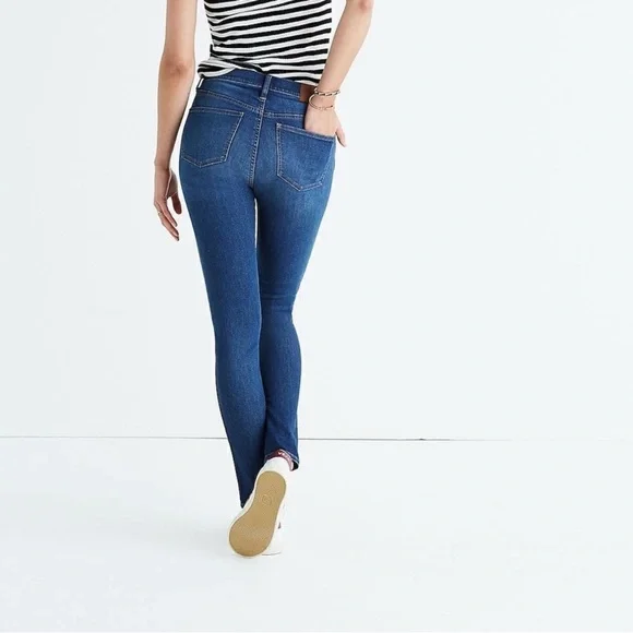 Madewell 9” Mid-Rise Skinny Jeans - Magic Pockets, Size 32, NWT - Picture 2 of 6